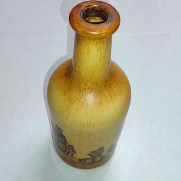 Vintage Ceramic Bottle Made in Scotland‎ Decorated with 19th Century Farm Scenes - Picture 6 of 8